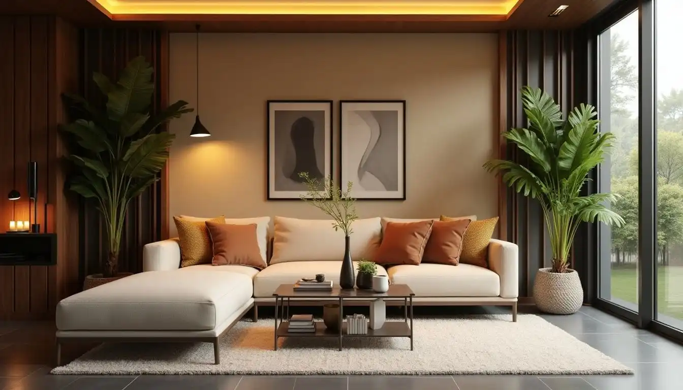 Um confortável sofá cinza claro com design moderno, ideal para salas de estar. Conheça os melhores sofás para a sua casa.