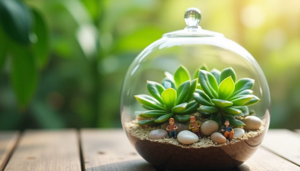 Aprenda como fazer um terrário com plantas suculentas em um recipiente de vidro, criando um ambiente encantador e verde. Ideal para amantes de jardinagem.