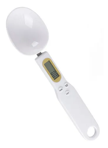 Colher dosadora para substrato de plantas com display digital, ideal para medir ingredientes para jardinagem e cultivo de plantas de forma precisa.