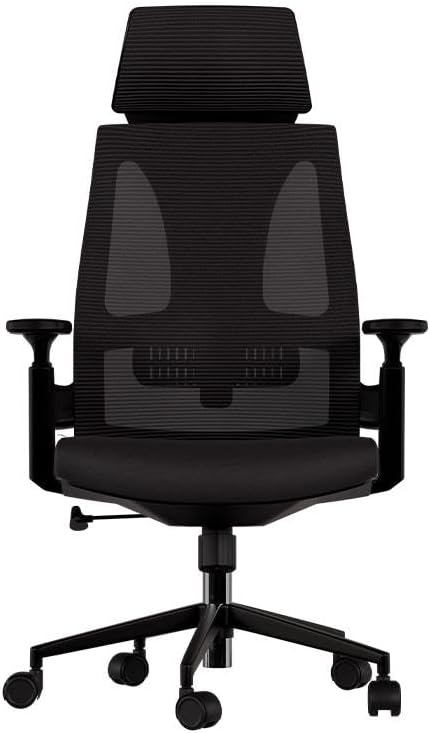 Imagem de uma cadeira ergonômica moderna, ideal para escritório, com design confortável e ajustável, representando as melhores cadeiras ergonômicas.
