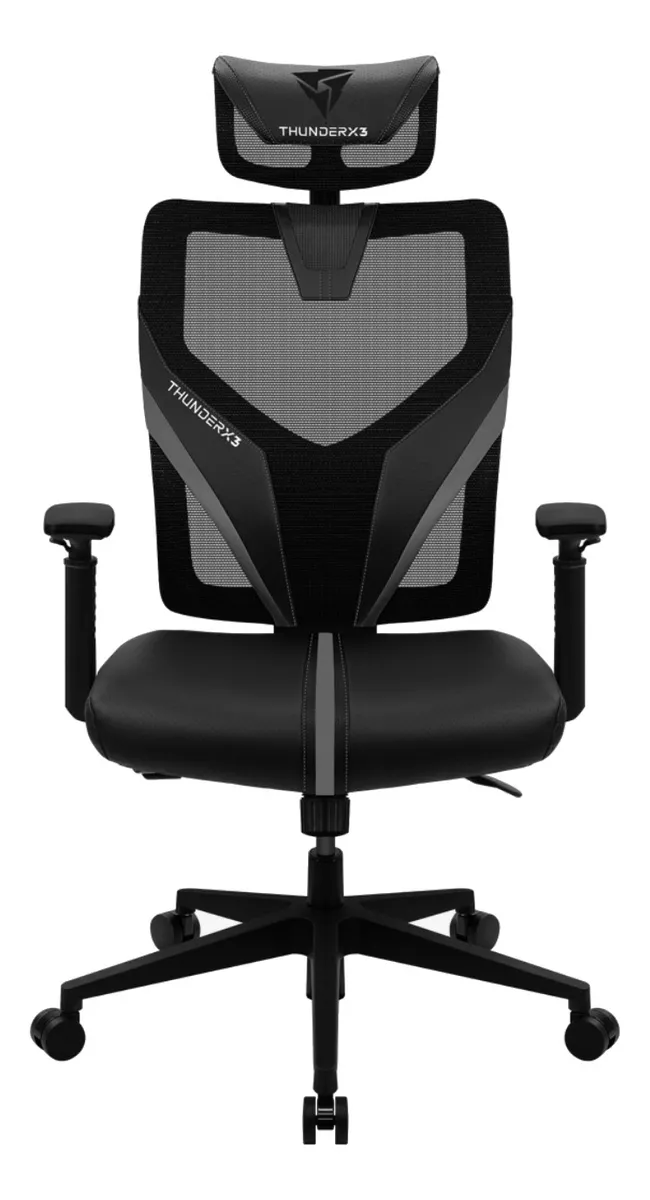 Cadeira ergonômica ThunderX3, ideal para conforto e suporte durante longas horas de trabalho ou jogos. Conheça as melhores cadeiras ergonômicas.