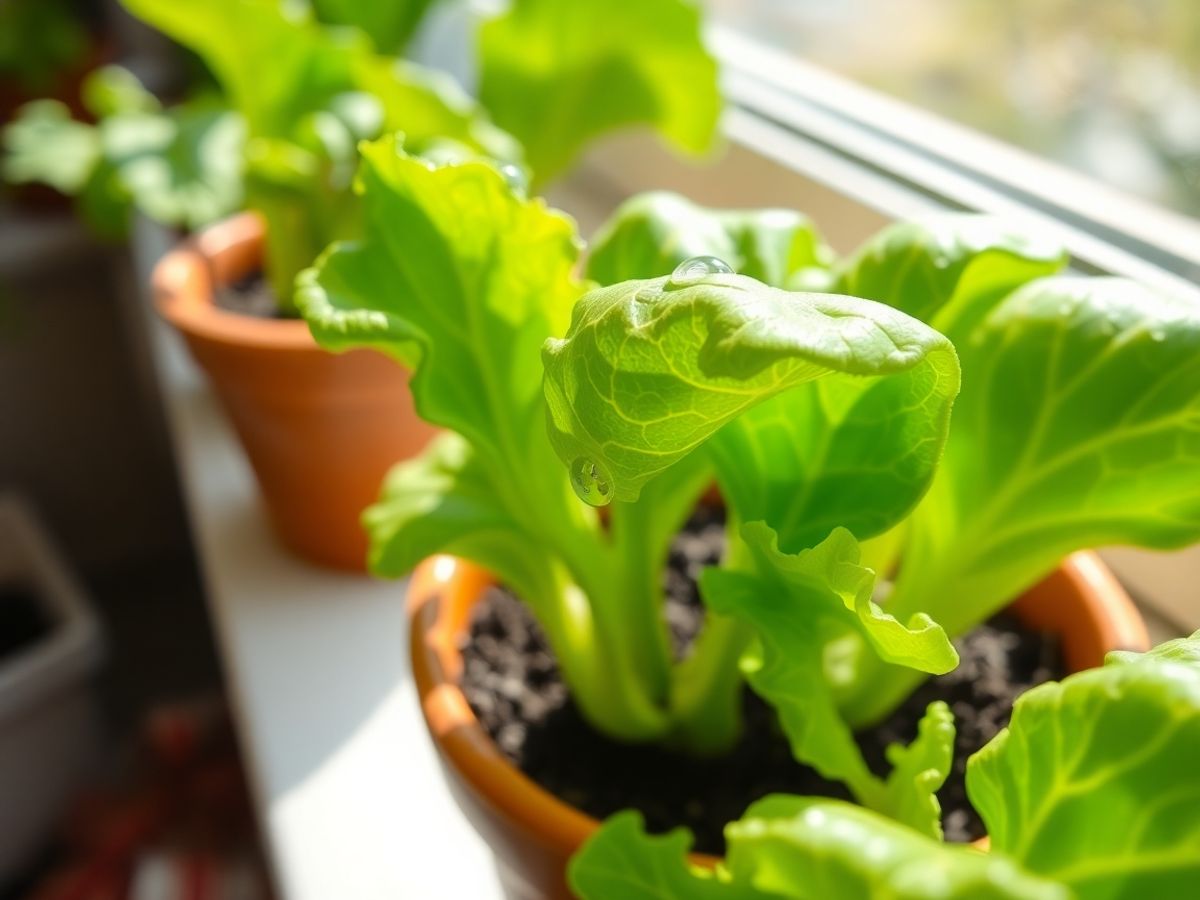 Como plantar alface: hortaliça verde e saudável crescida em vaso, ideal para cultivo em casa, com foco em dicas de cultivo e plantio de alface.