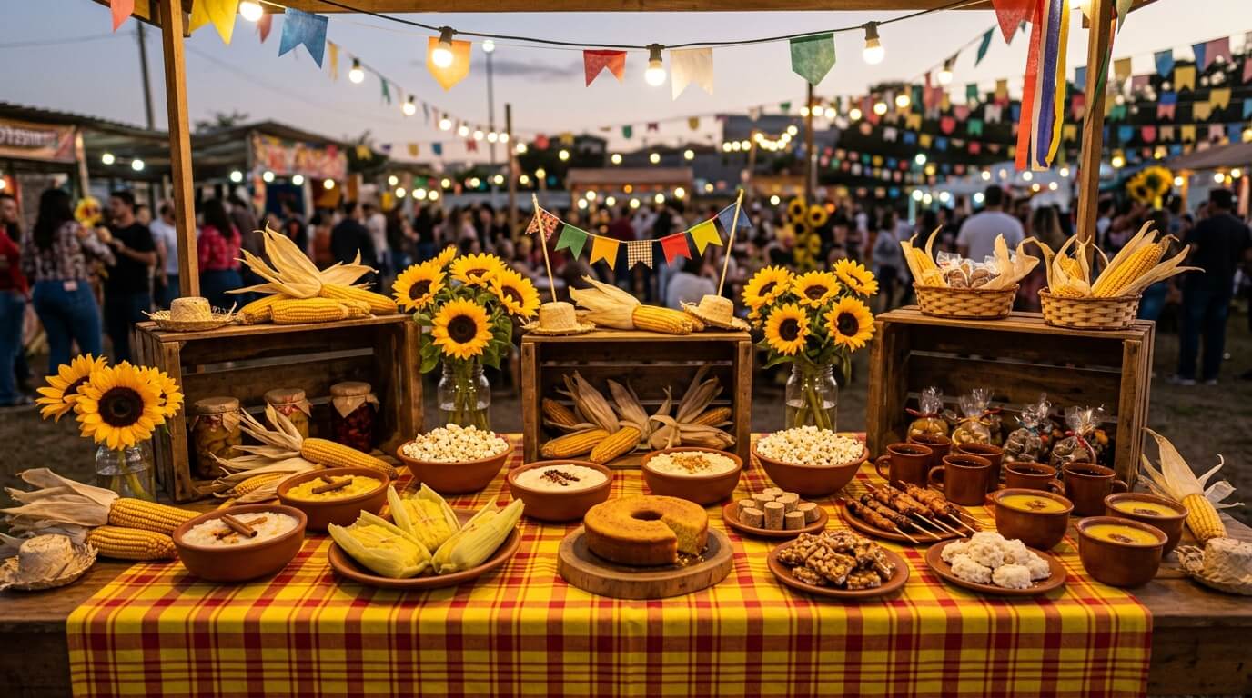 Decoração Junina para Casa com Plantas e Elementos Naturais