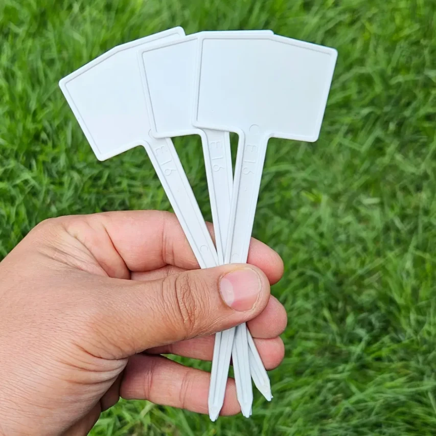 etiqueta para vasos de plantas